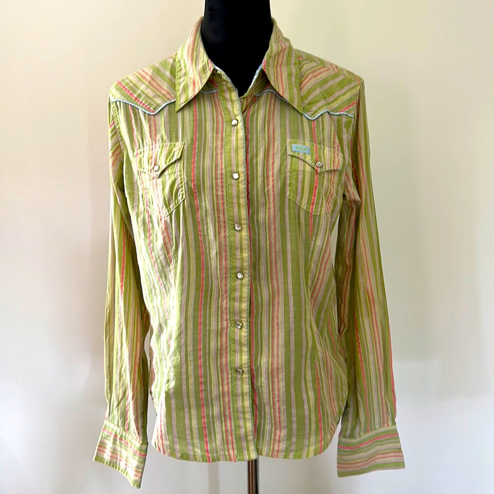 Wrangler Vintage Long Sleeve Button Down